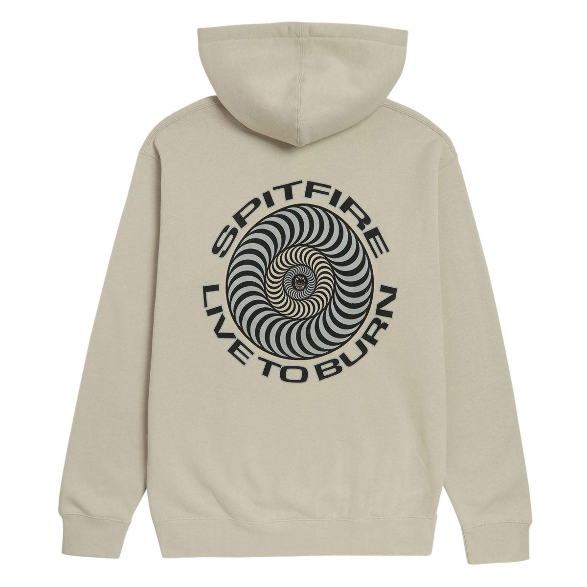 Spitfire Live To Burn Classic Hoodie - Smoke image 1
