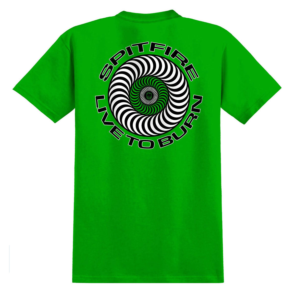 Spitfire Live To Burn Classic T-Shirt - Irish Green image 1