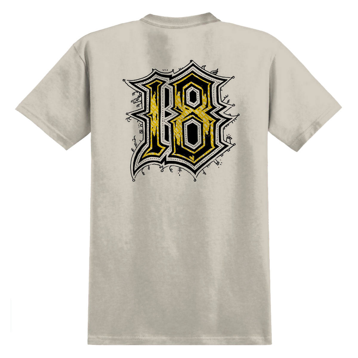 Anti-Hero Medieval T-Shirt - Heather Creme image 2