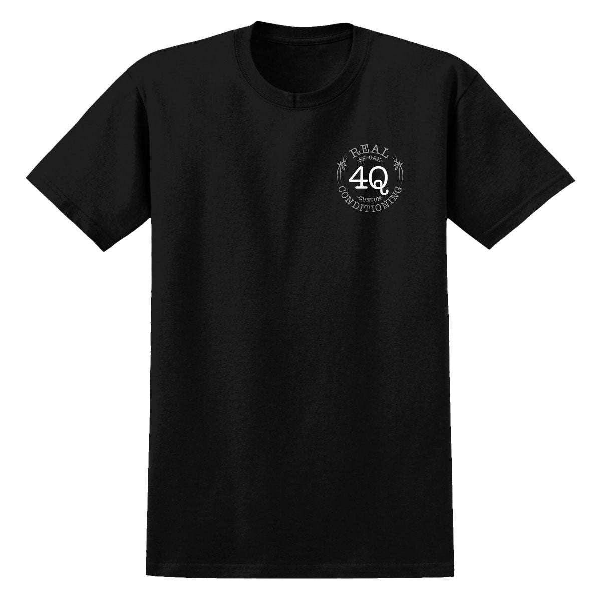 Real x 4Q T-Shirt - Black image 2