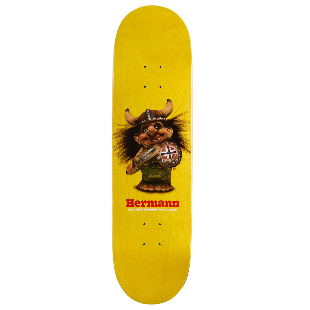 Real Hermann Trolldom Skateboard Deck - 8.50