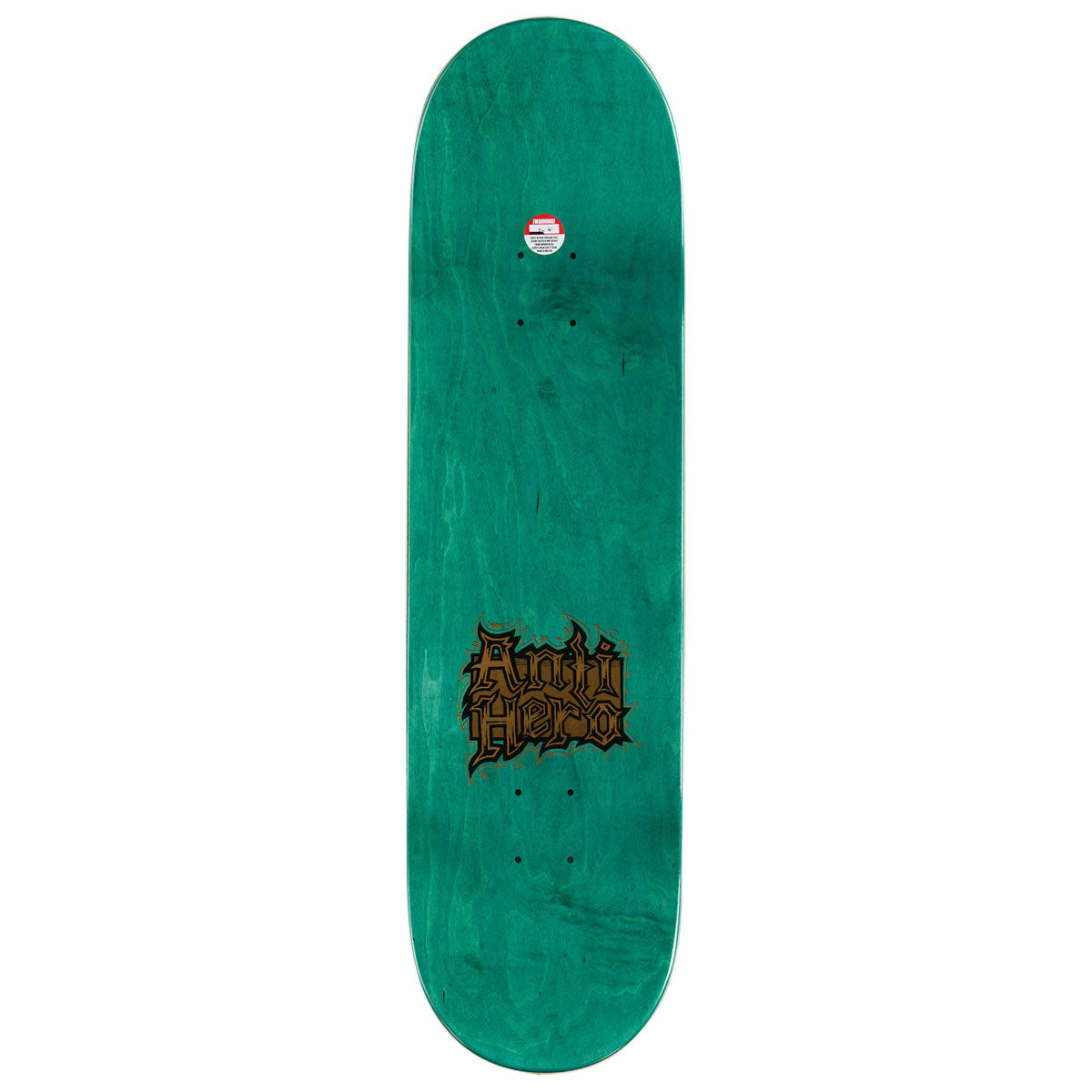 Anti-Hero Cardiel Medieval Skateboard Deck - Black - 8.62
