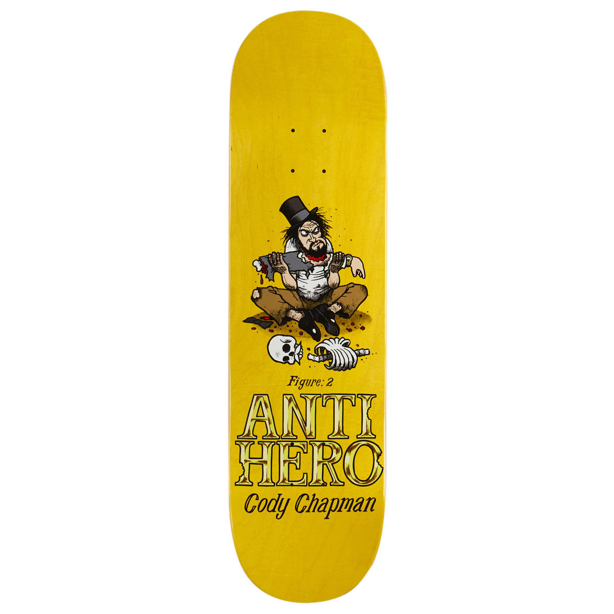 Anti-Hero Chapman Eat The Rich Skateboard Deck - 8.32