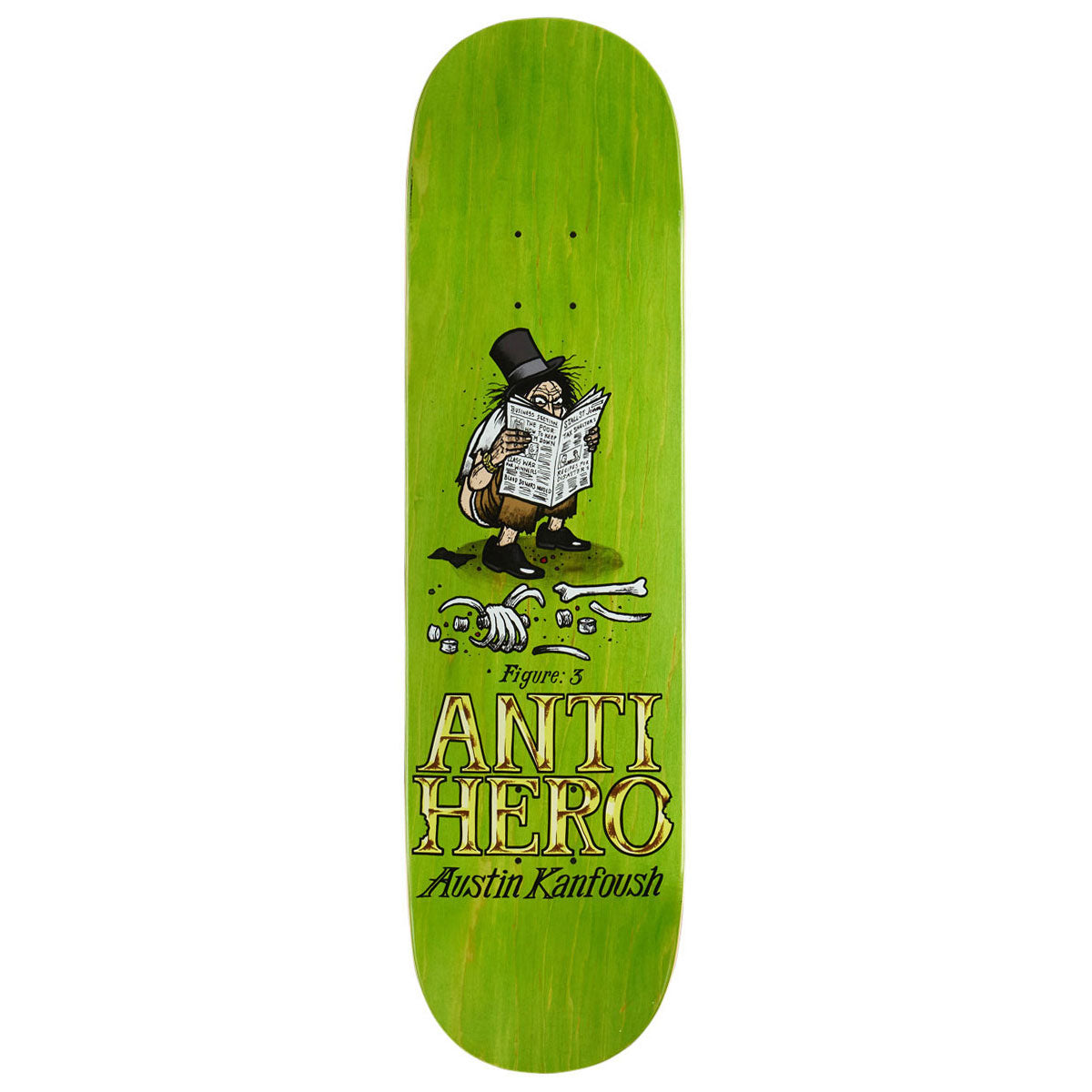 Anti-Hero Kanfoush Eat The Rich Skateboard Deck - 8.25