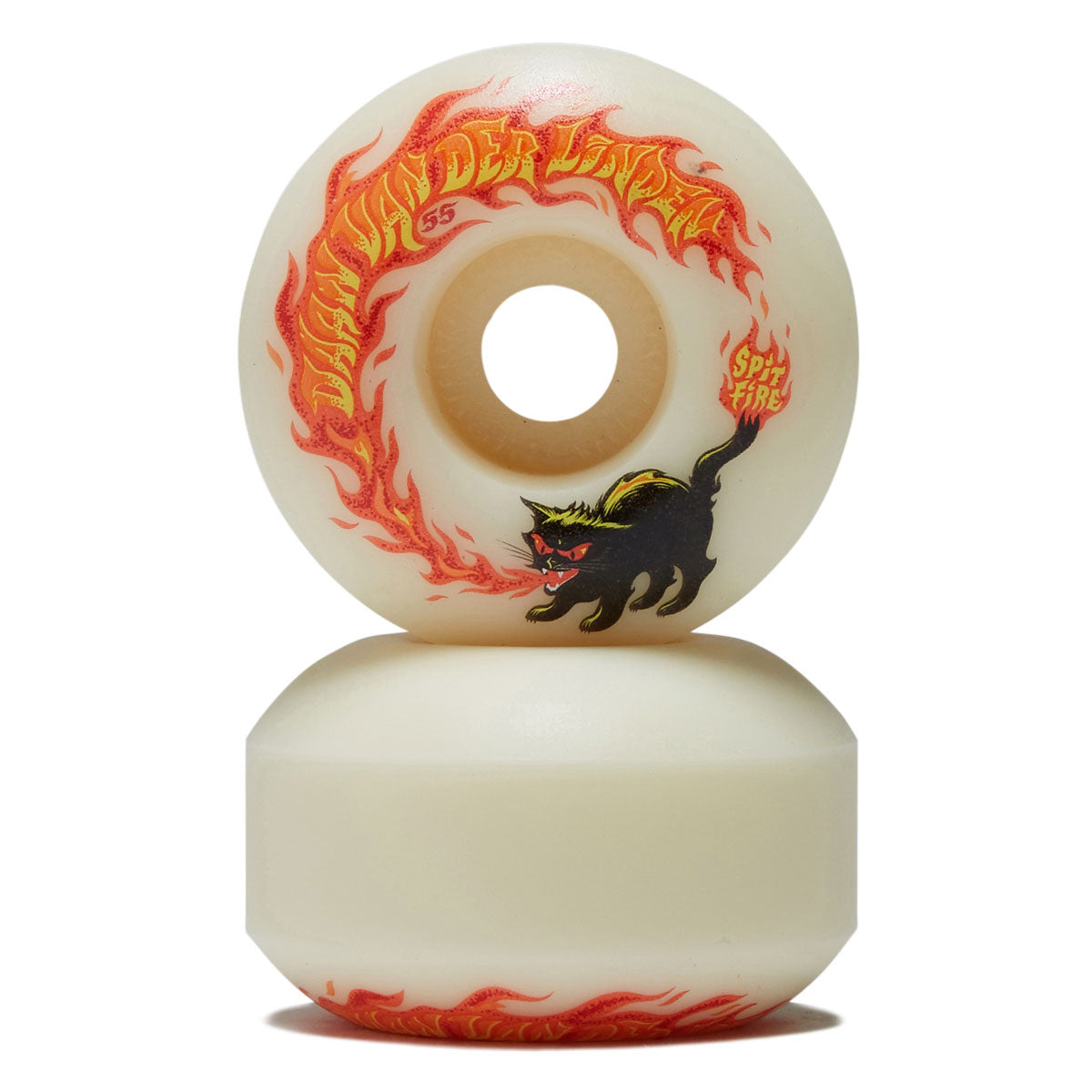 Spitfire Daan Pyrocat F4 99 Classic Skateboard Wheels - Natural - 55mm image 2