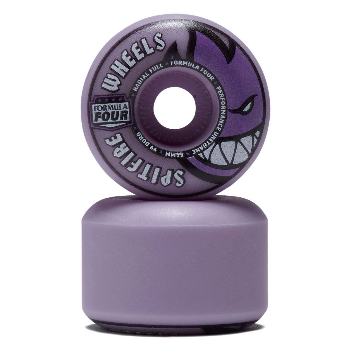 Spitfire Team Colors F4 99 Radial Full Skateboard Wheels - Light Purple - 54mm image 2