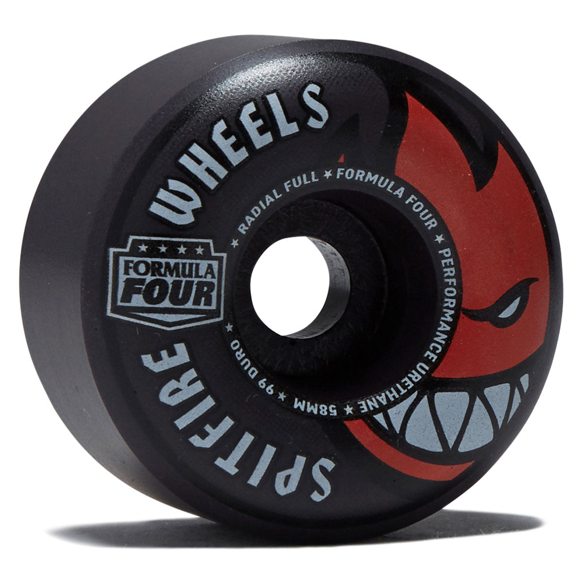 Spitfire Team Colors F4 99 Radial Full Skateboard Wheels - Black - 58mm image 1