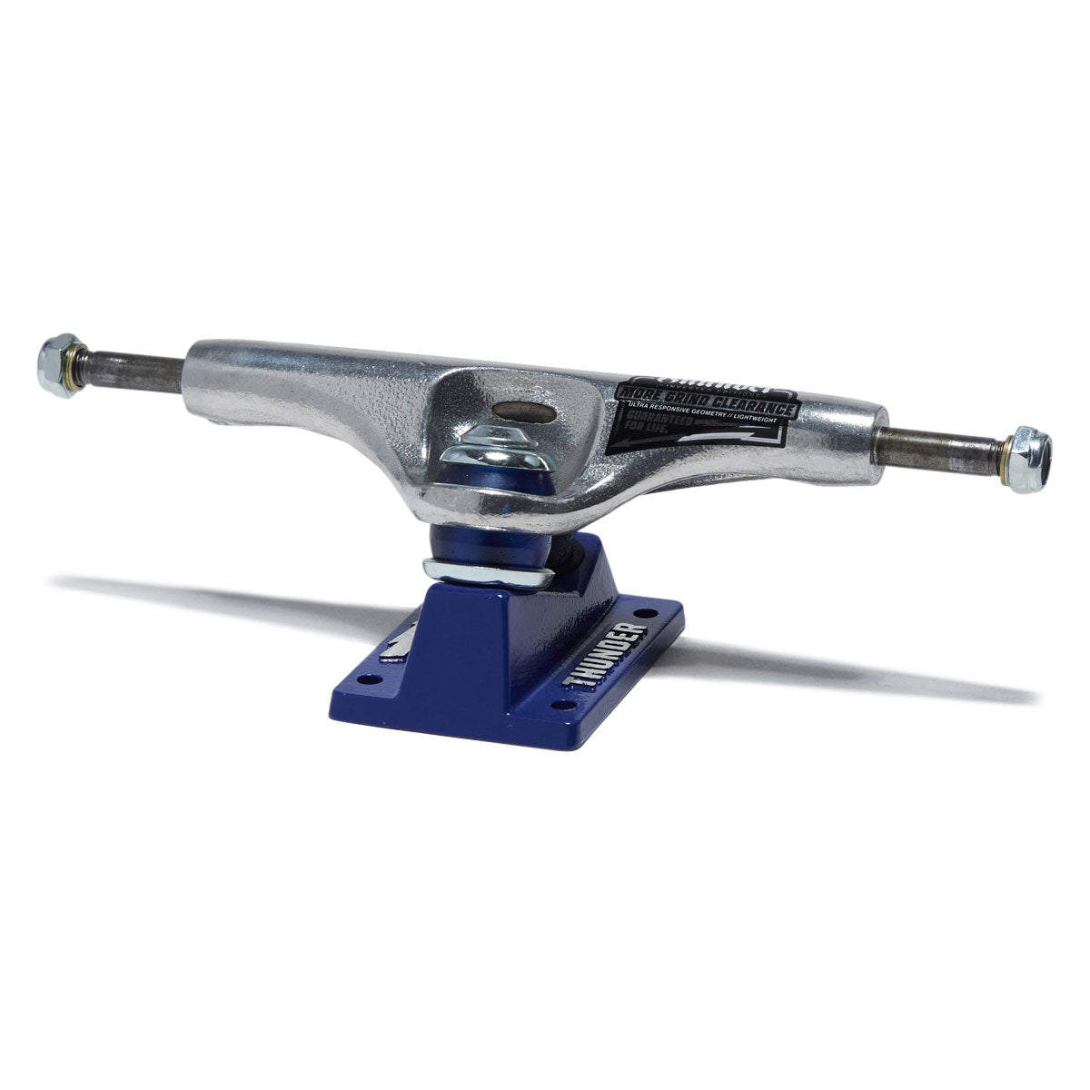 Thunder Joseph Campos Menace Inverted Editions Skateboard Trucks - Polished/Blue - 149mm image 2