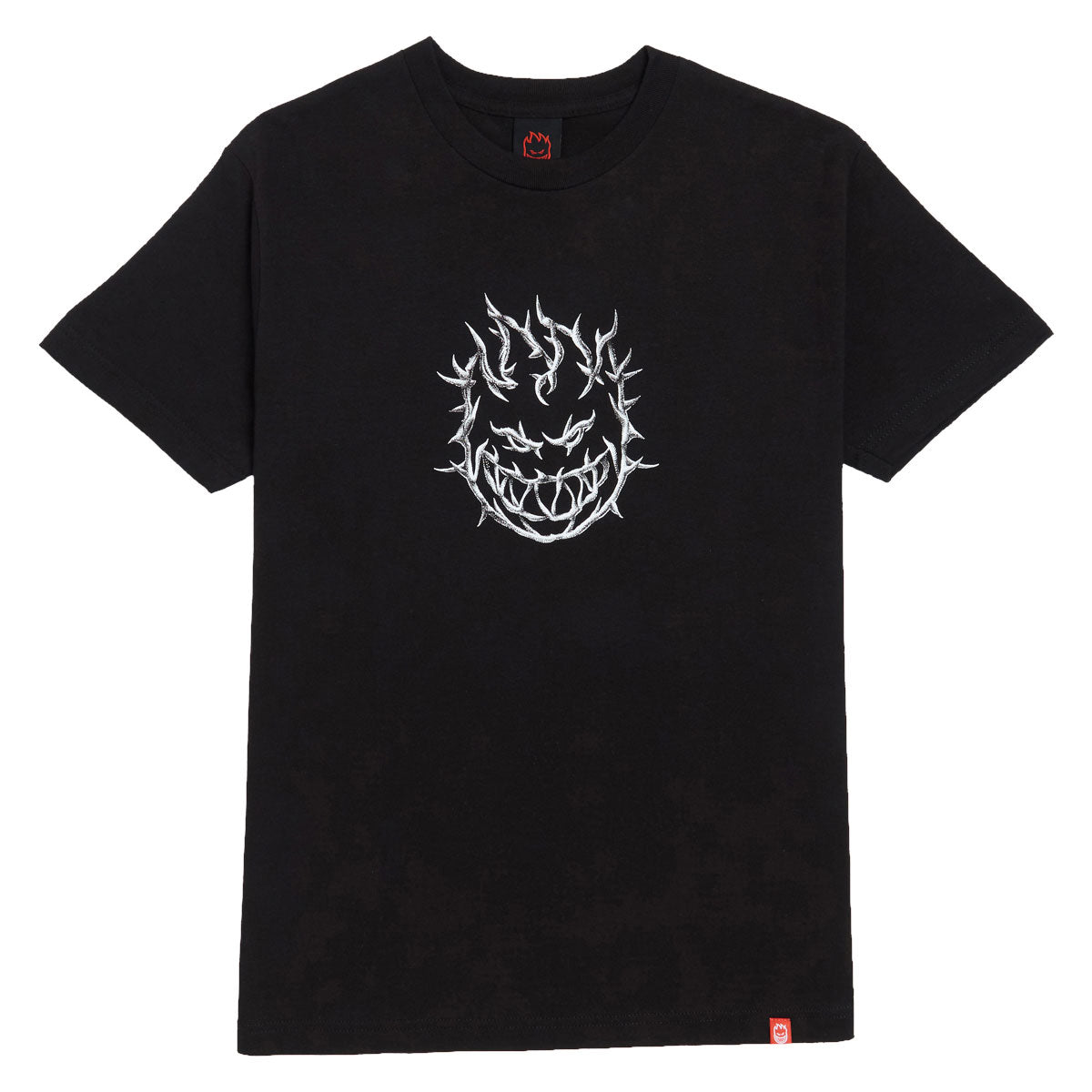 Spitfire Bighead Thorn T-Shirt - Black/Tonal Black/Tonal White image 1