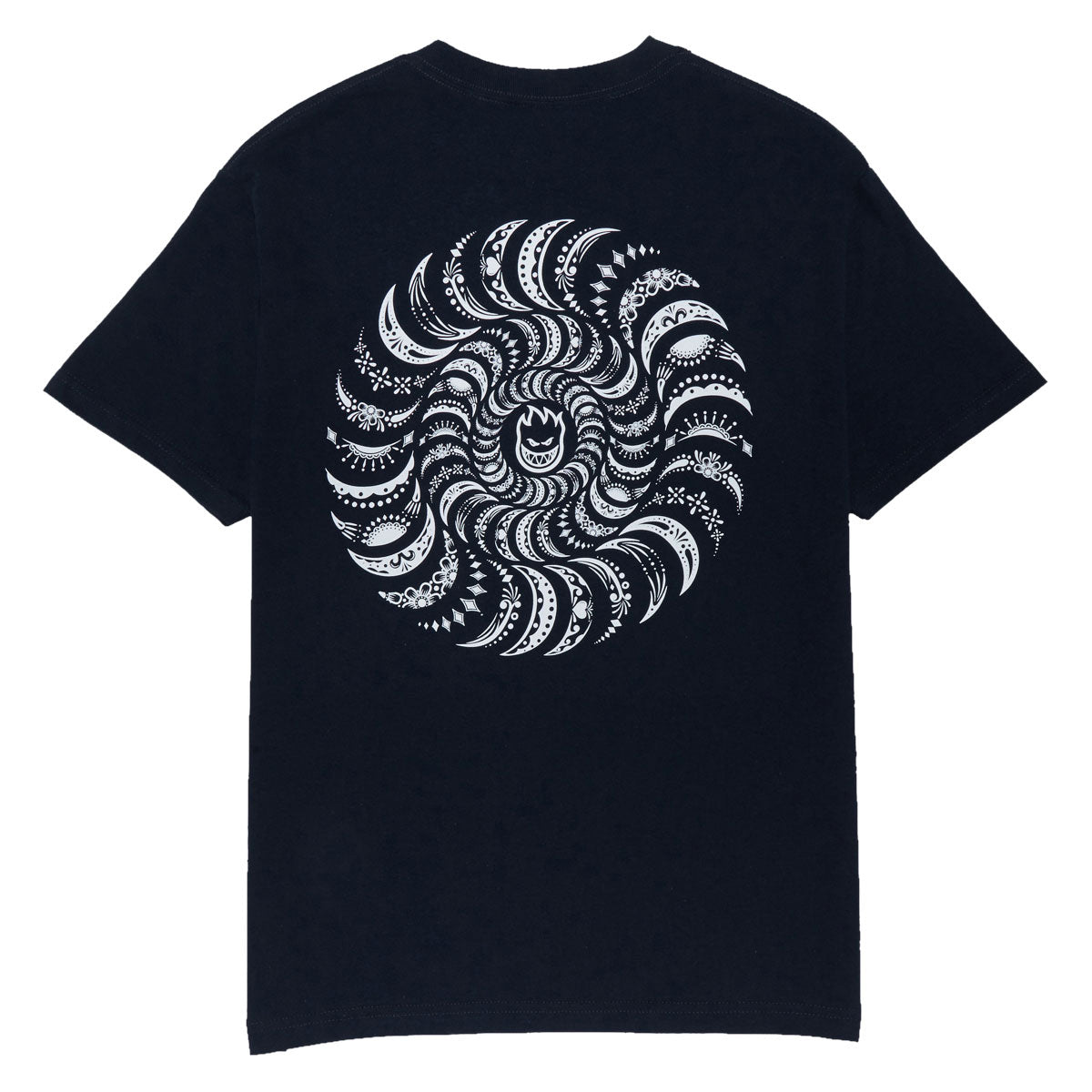 Spitfire Classic Swirl Paisley T-Shirt - True Navy/White image 1