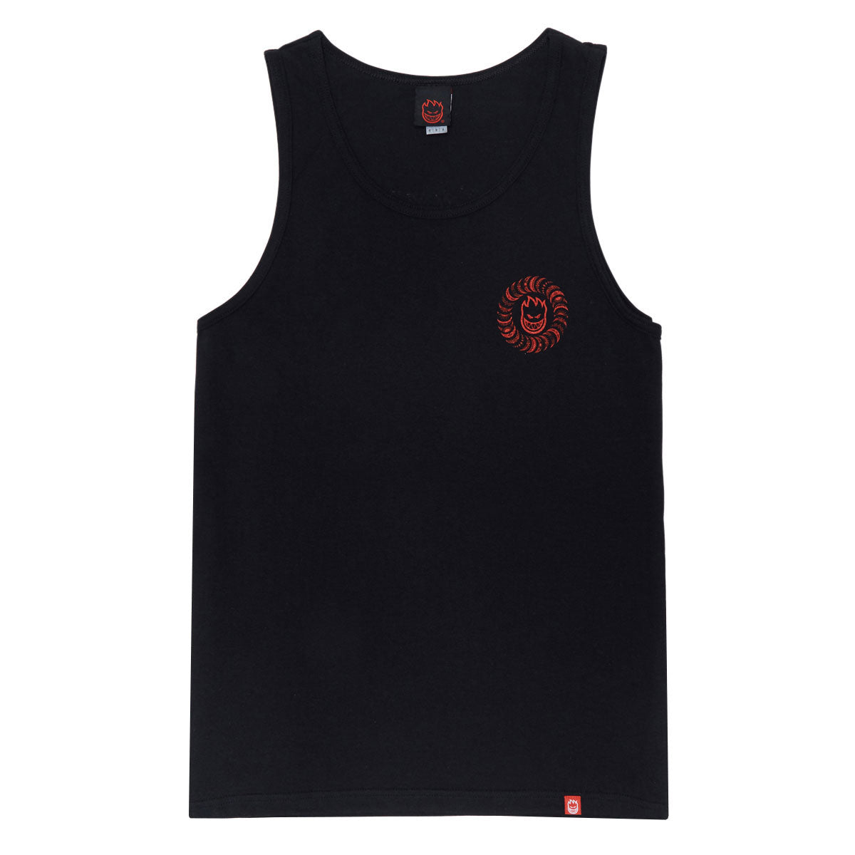 Spitfire Classic Swirl Paisley Tank Top - Black/Red image 1