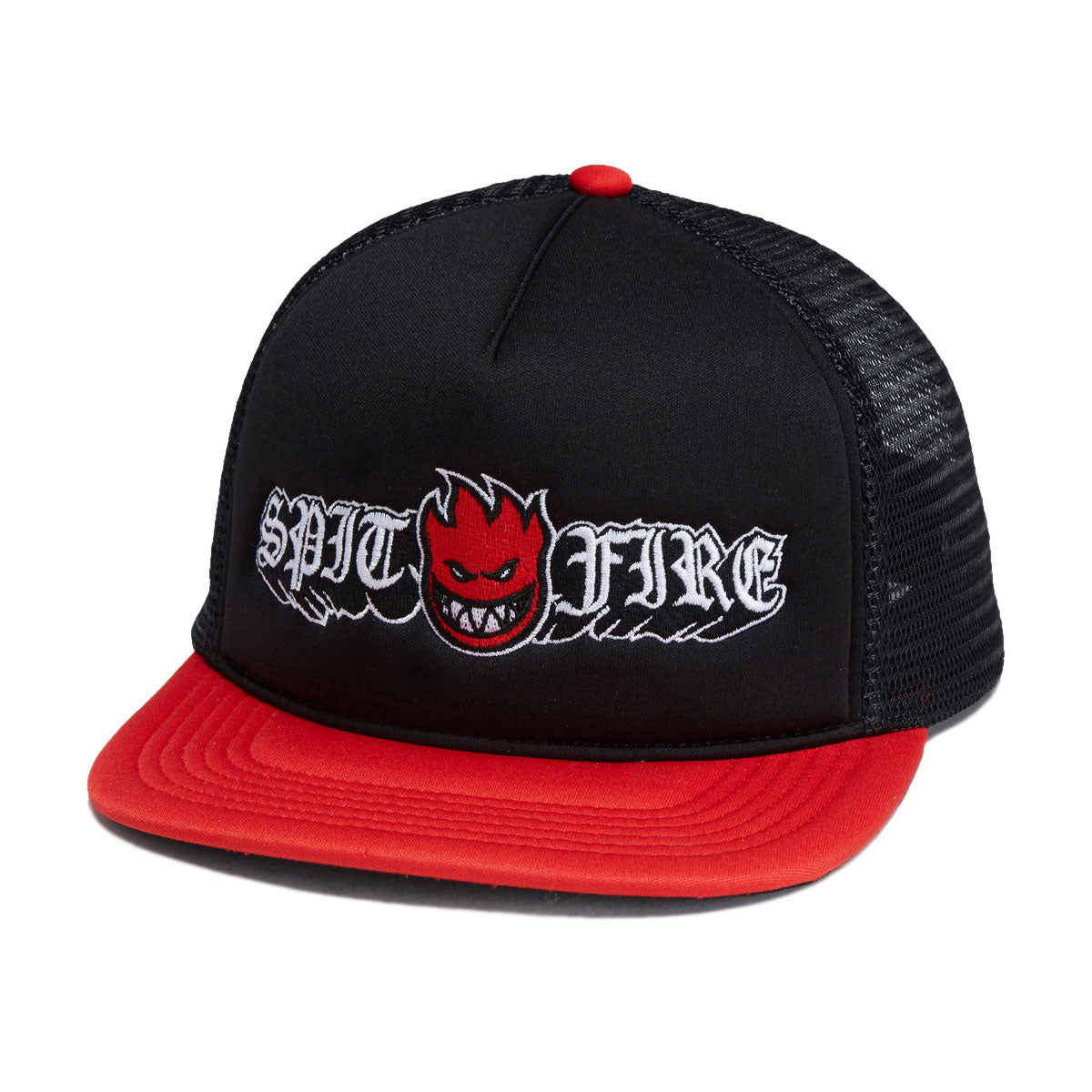 Spitfire Old E Drop Bighead Snapback Hat - Black/Red image 1