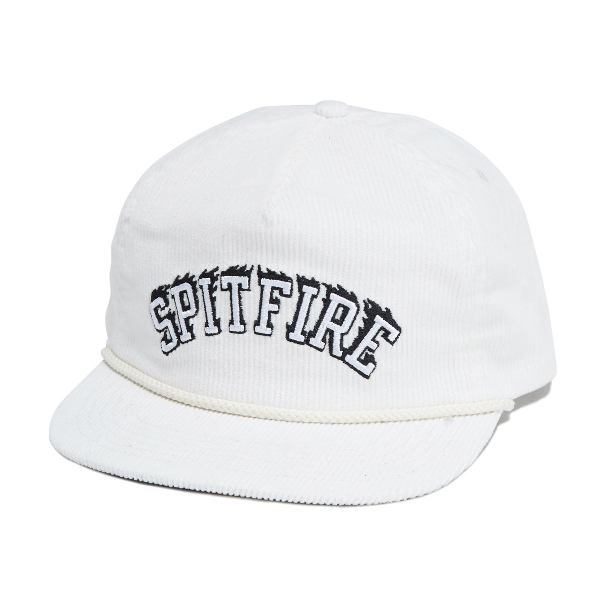 Spitfire Team Bighead Script Snapback Hat - White image 1