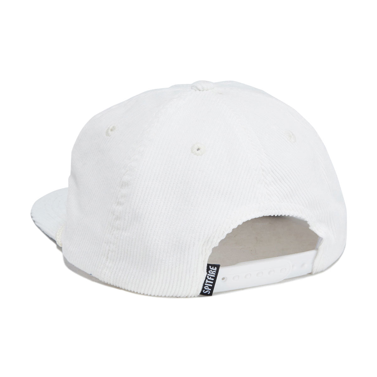 Spitfire Team Bighead Script Snapback Hat - White image 2