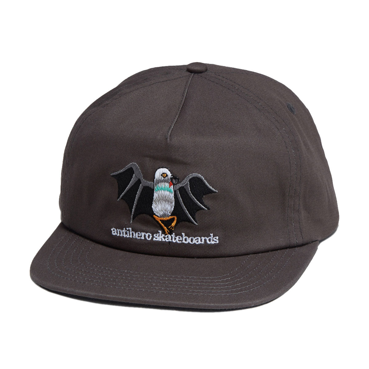 Anti-Hero Vampigeon Snapback Hat - Charcoal image 1