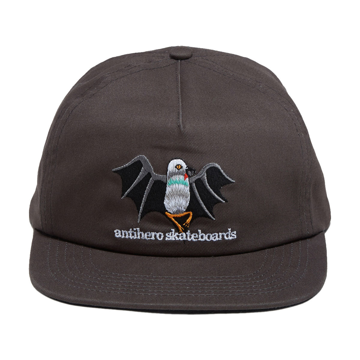 Anti-Hero Vampigeon Snapback Hat - Charcoal image 2