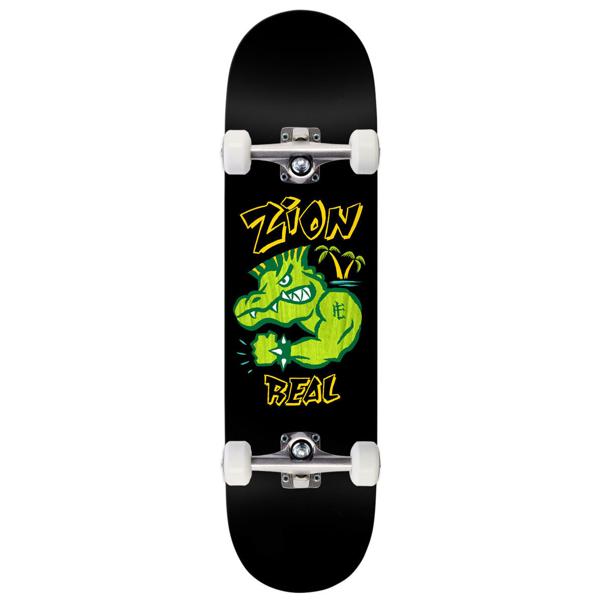 Real Zion Bad Gator Heavyweight Skateboard Complete - 8.50