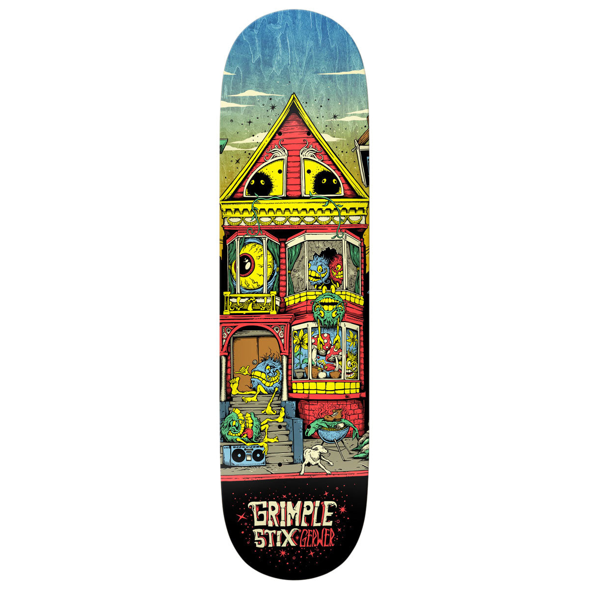 Anti-Hero Gerwer Grimple Stix Victorians Skateboard Deck - 8.25