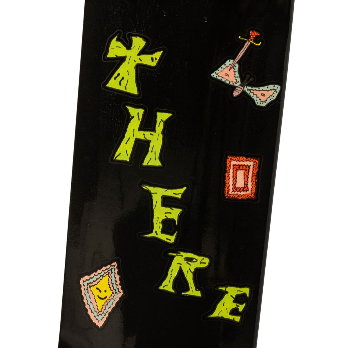 There Team Moth Skateboard Complete - Black - 8.25