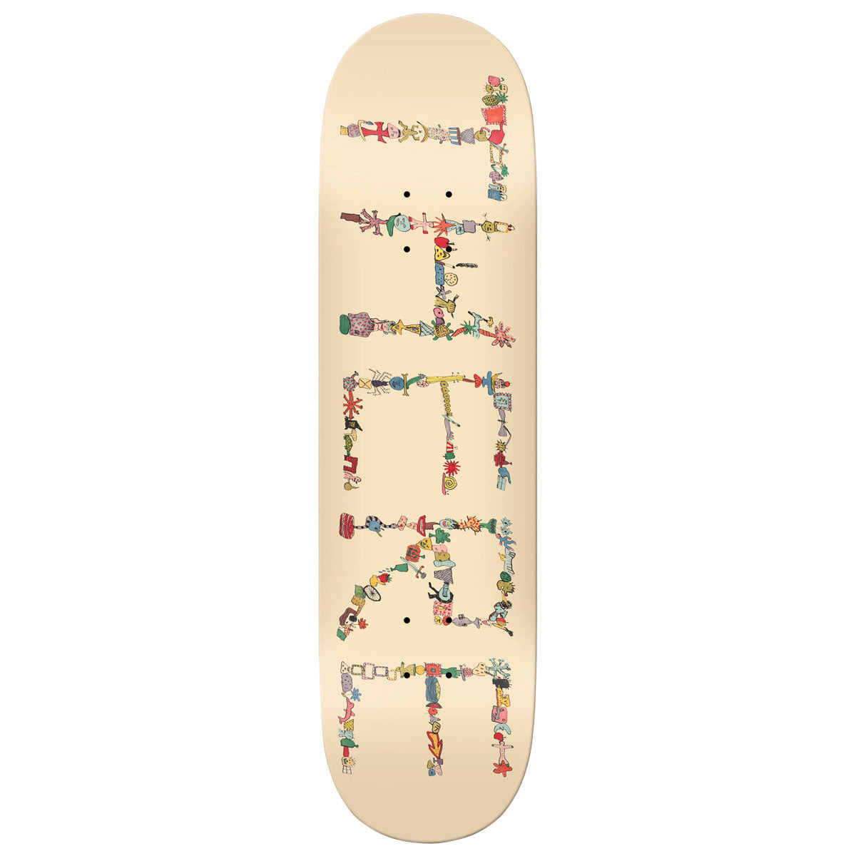 There Team Detritus Skateboard Deck - Beige - 8.12