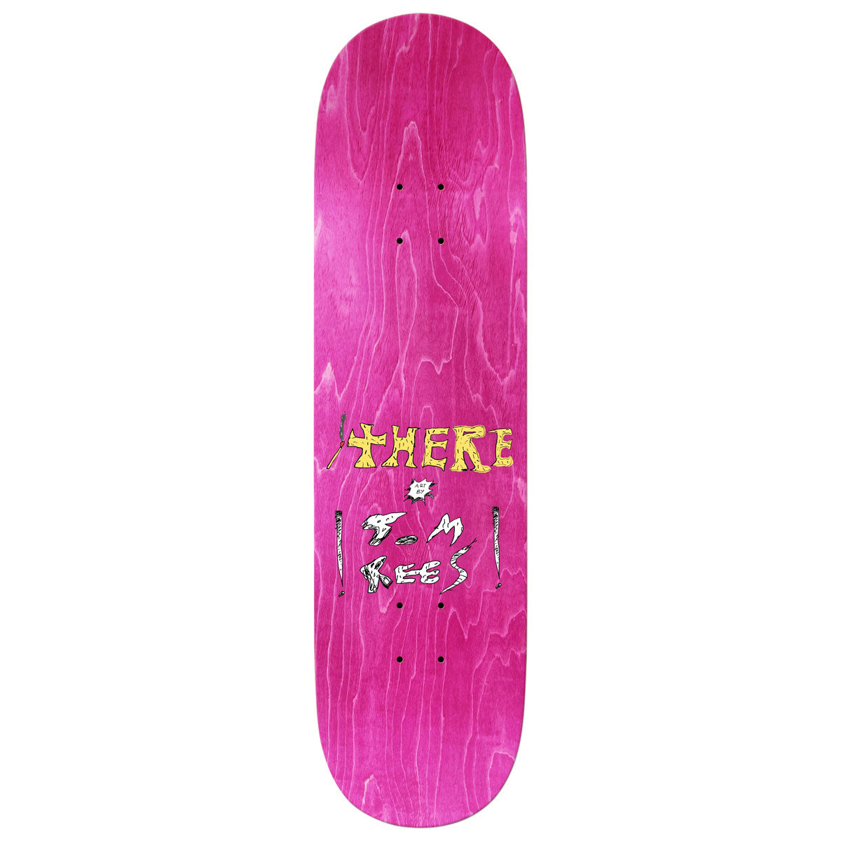There Team Detritus Skateboard Deck - Beige - 8.12