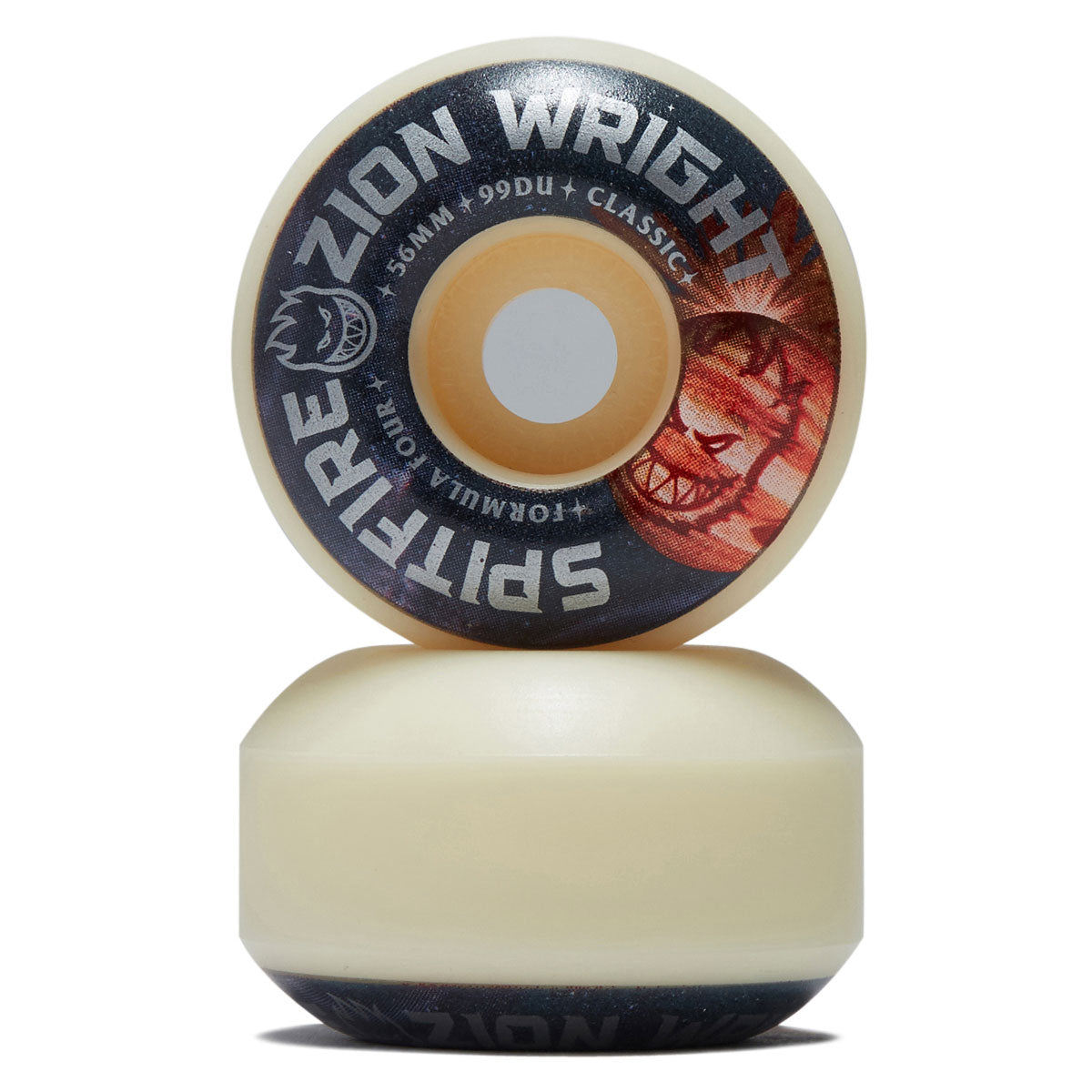 Spitfire Zion Cosmic F4 99d Classic Skateboard Wheels - Natural - 56mm image 2
