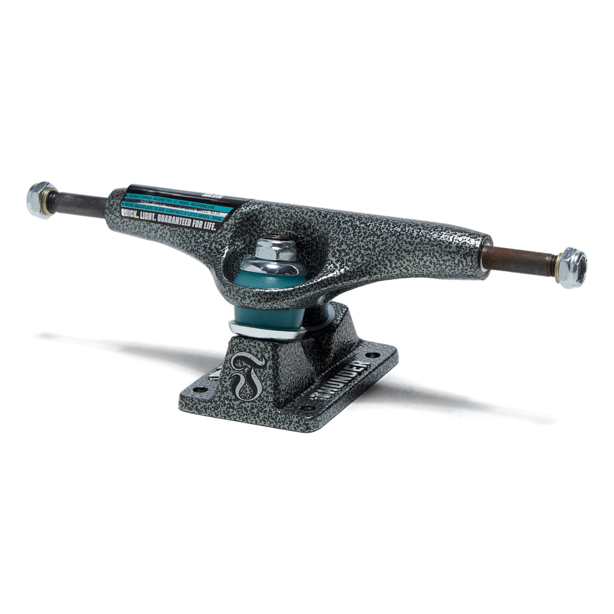 Thunder Team T-II Leviathan Skateboard Trucks - Black/Teal - 149mm image 2