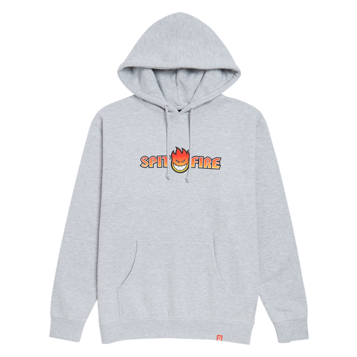 Spitfire OG Split Fade Fill Hoodie - Grey Heather/Multi Color Print image 1
