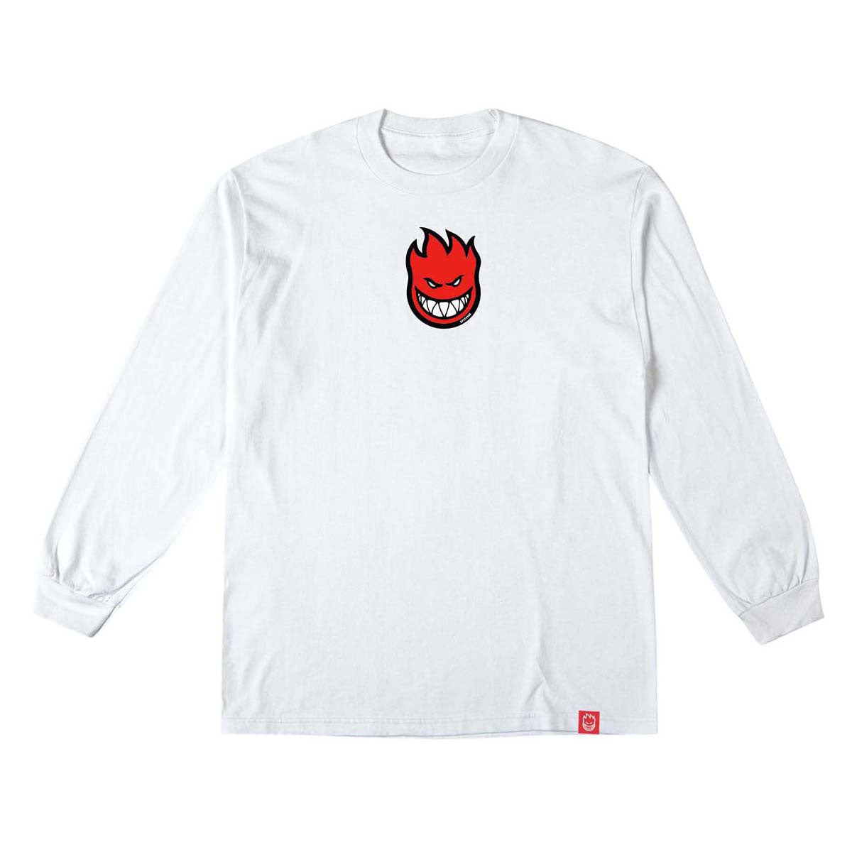 Spitfire Bighead Mid Fill Long Sleeve T-Shirt - White/Red/White/Black Print image 1