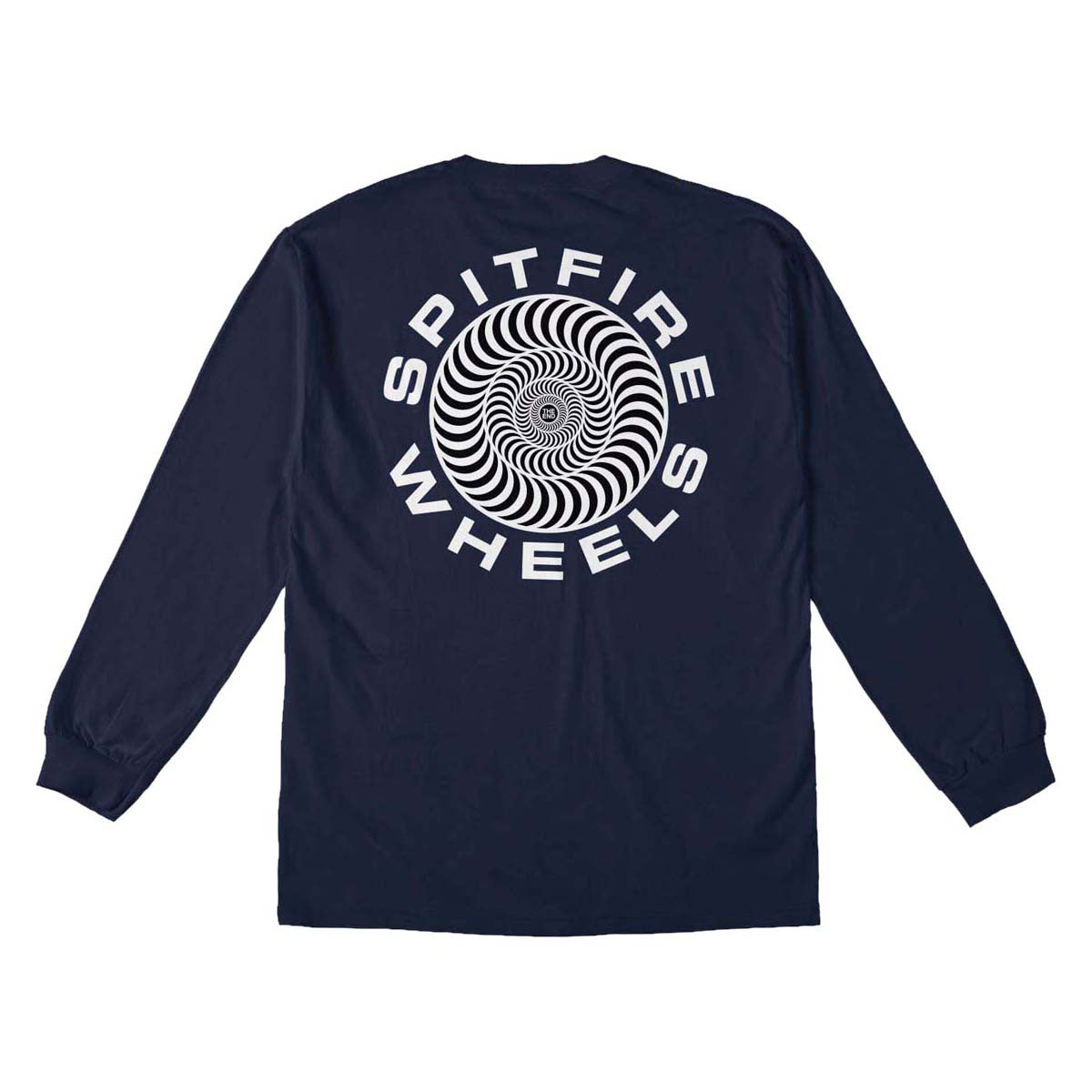 Spitfire Classic '87 Swirl Fill Long Sleeve T-Shirt - Navy/White/Black Prints image 1