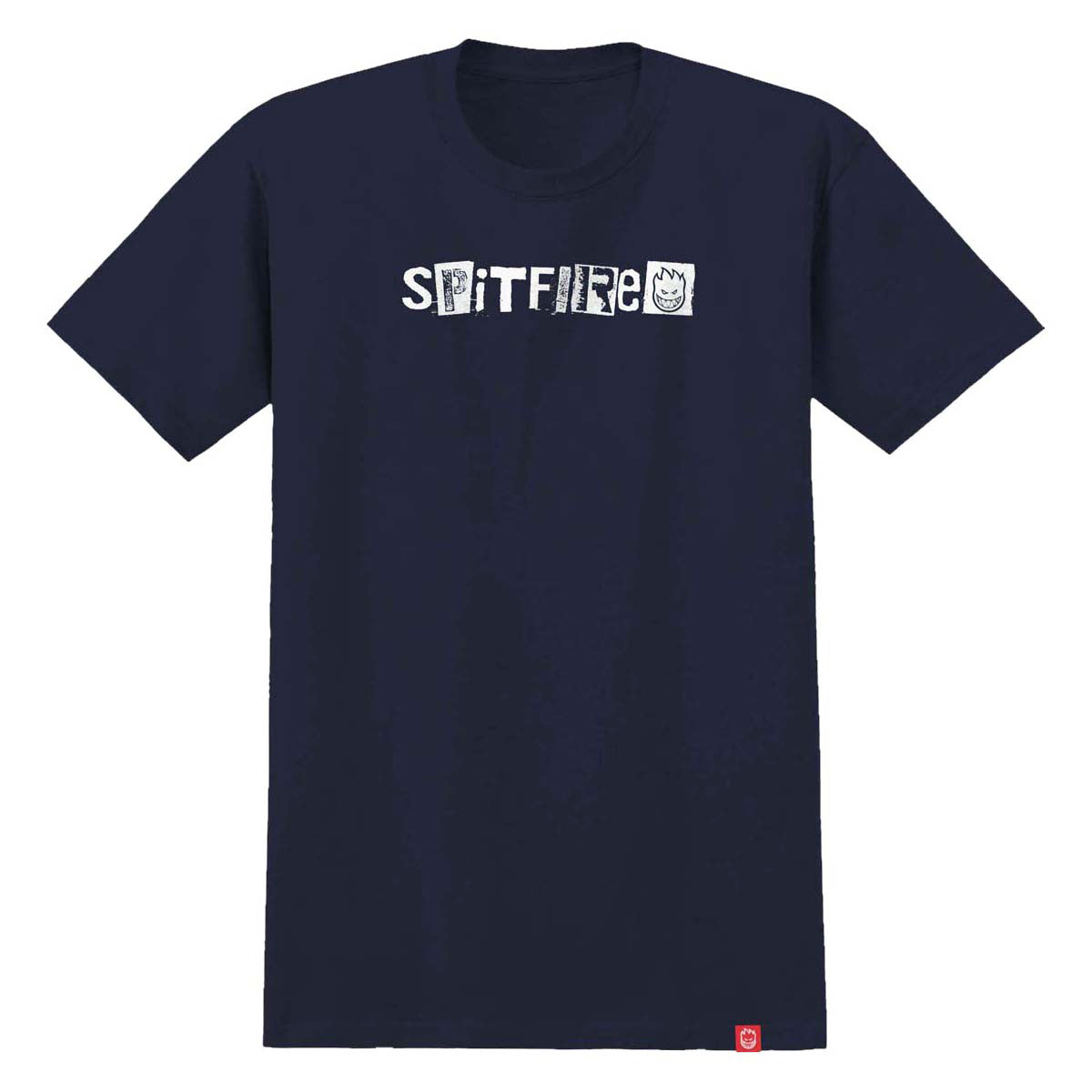 Spitfire Ransom II T-Shirt - True Navy/White Print image 1