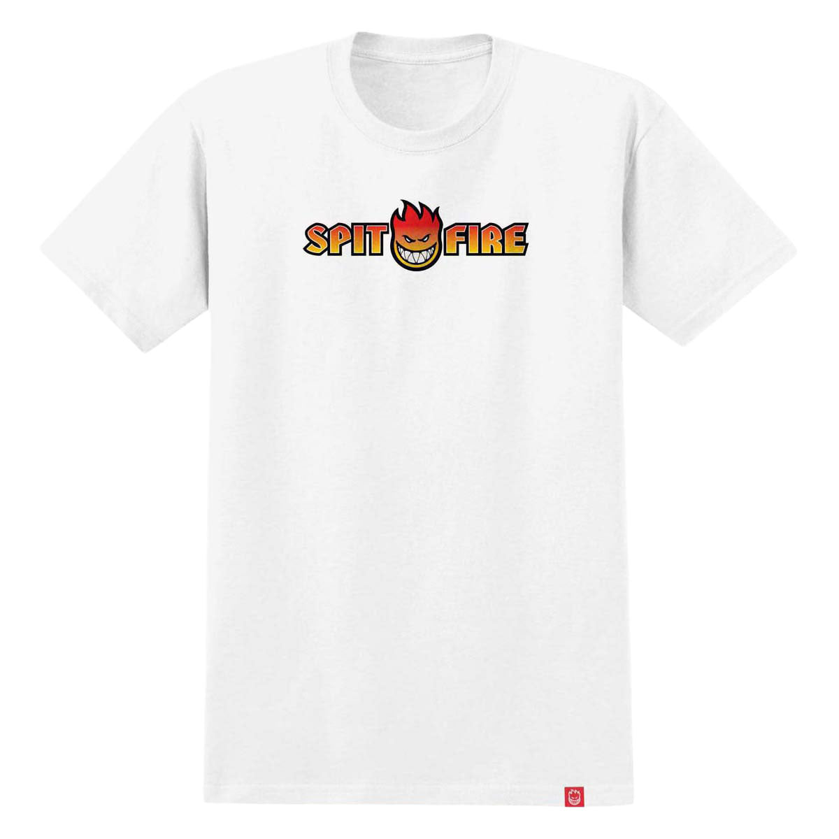 Spitfire OG Split Fade Fill T-Shirt - White/Multi Color Print image 1