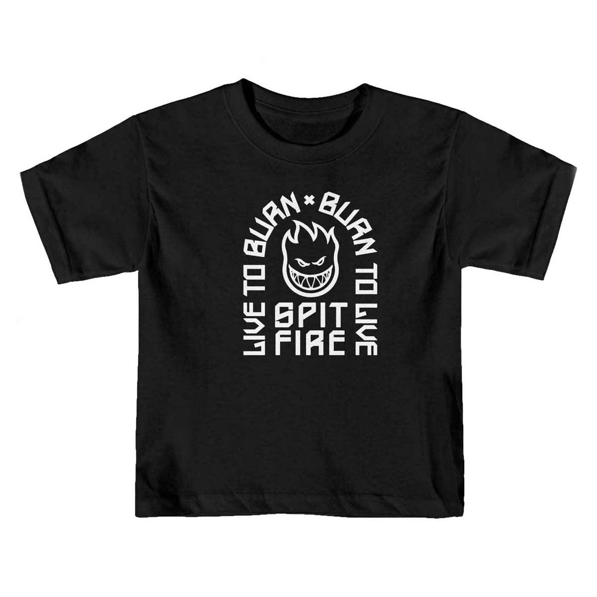 Spitfire Toddler LTB Arch T-Shirt - Black/White Print image 1