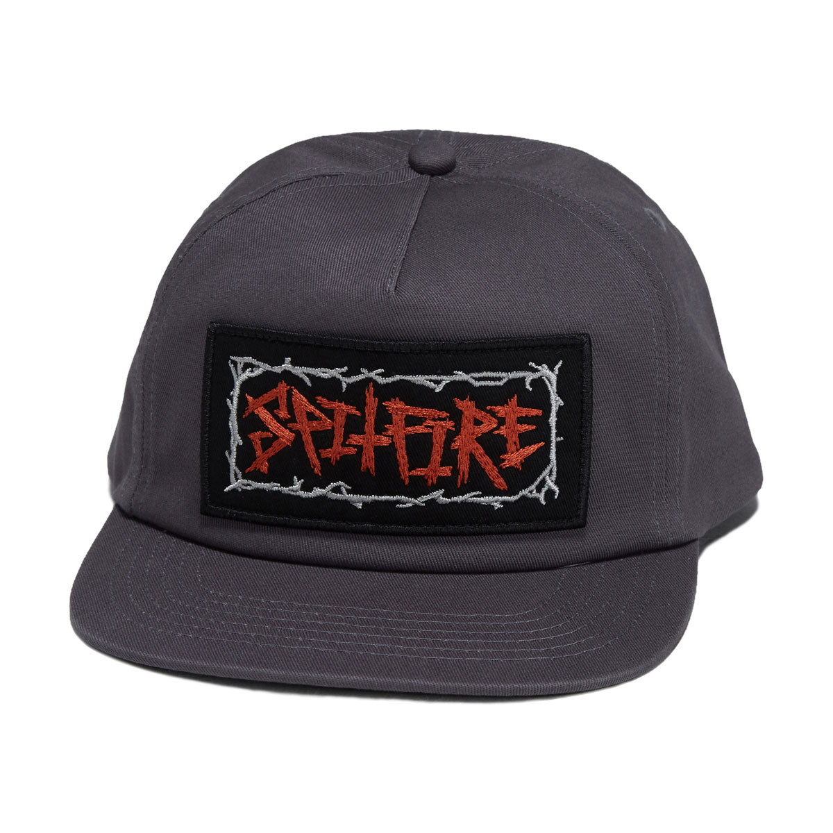 Spitfire Gas Mask Script Patch Hat - Charcoal image 1