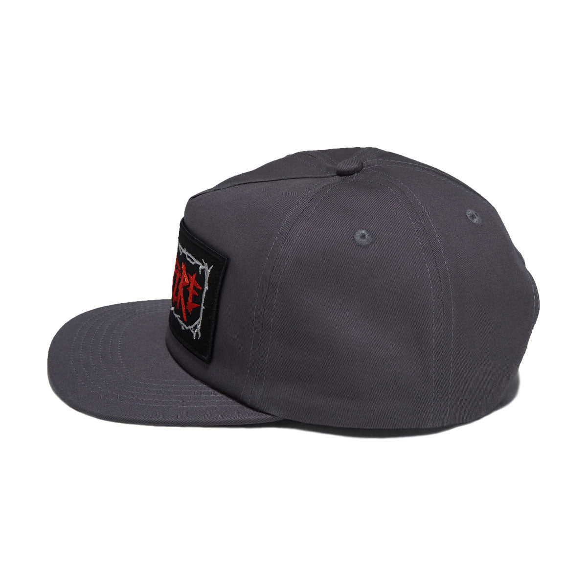 Spitfire Gas Mask Script Patch Hat - Charcoal image 3