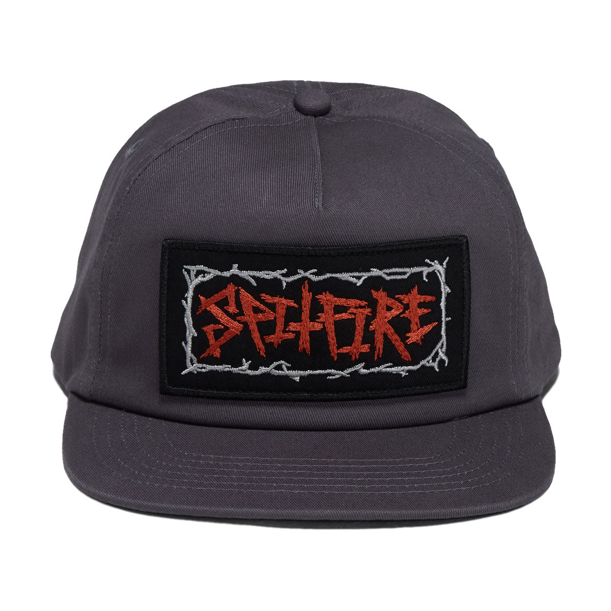 Spitfire Gas Mask Script Patch Hat - Charcoal image 5