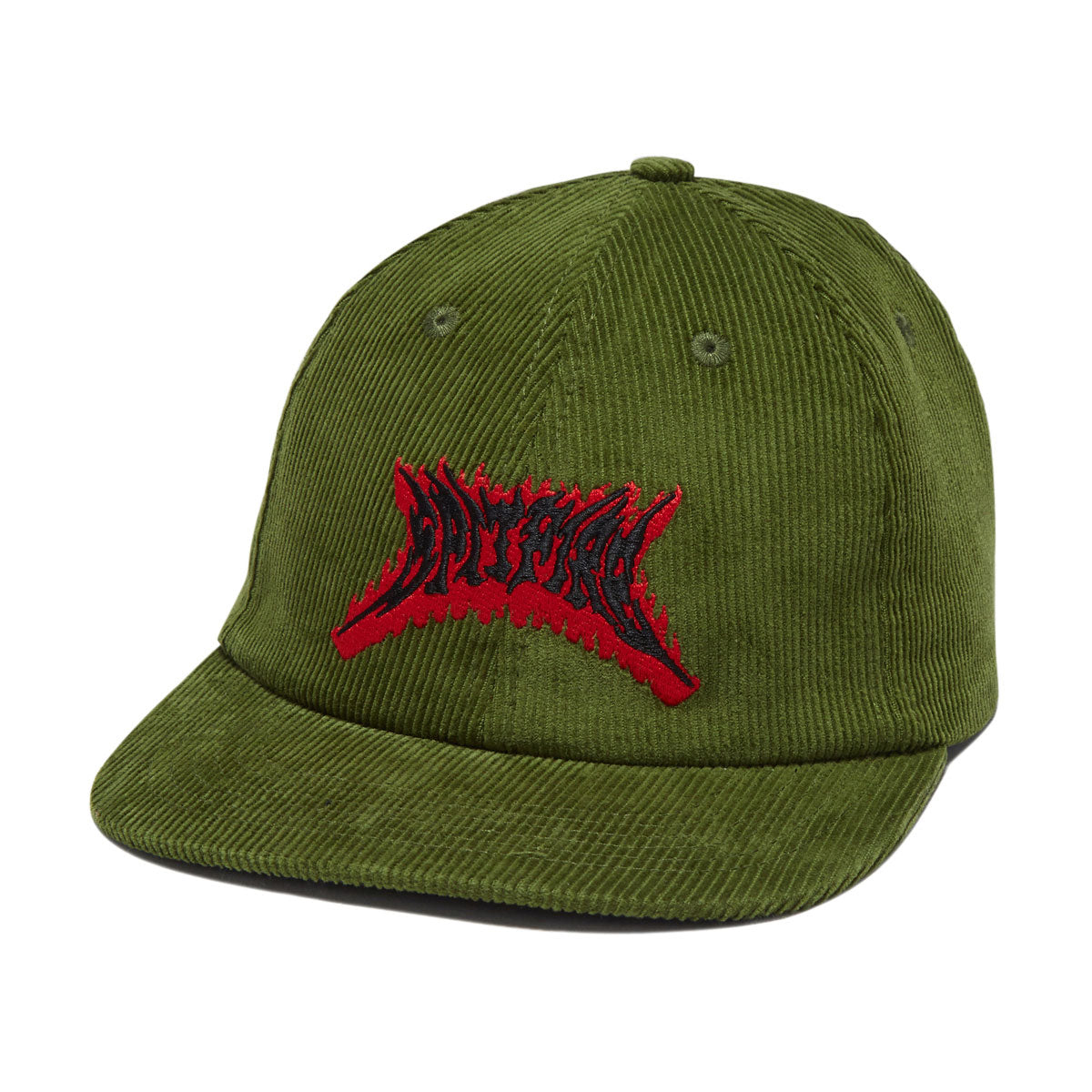 Spitfire Flame Out Hat - Olive/Red/Black image 1