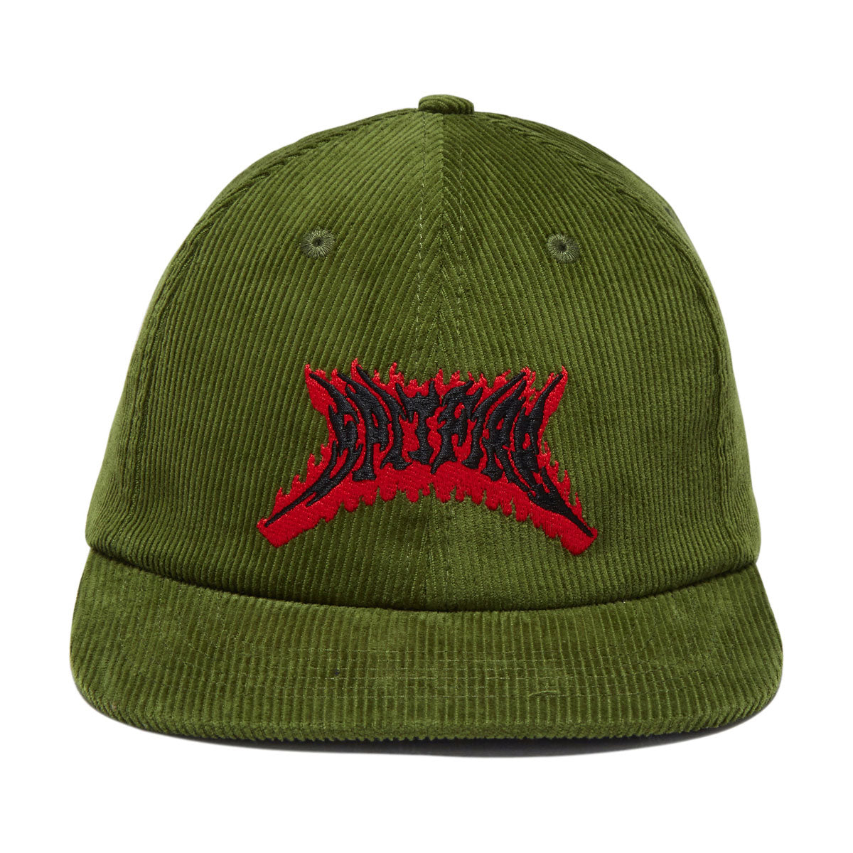 Spitfire Flame Out Hat - Olive/Red/Black image 5