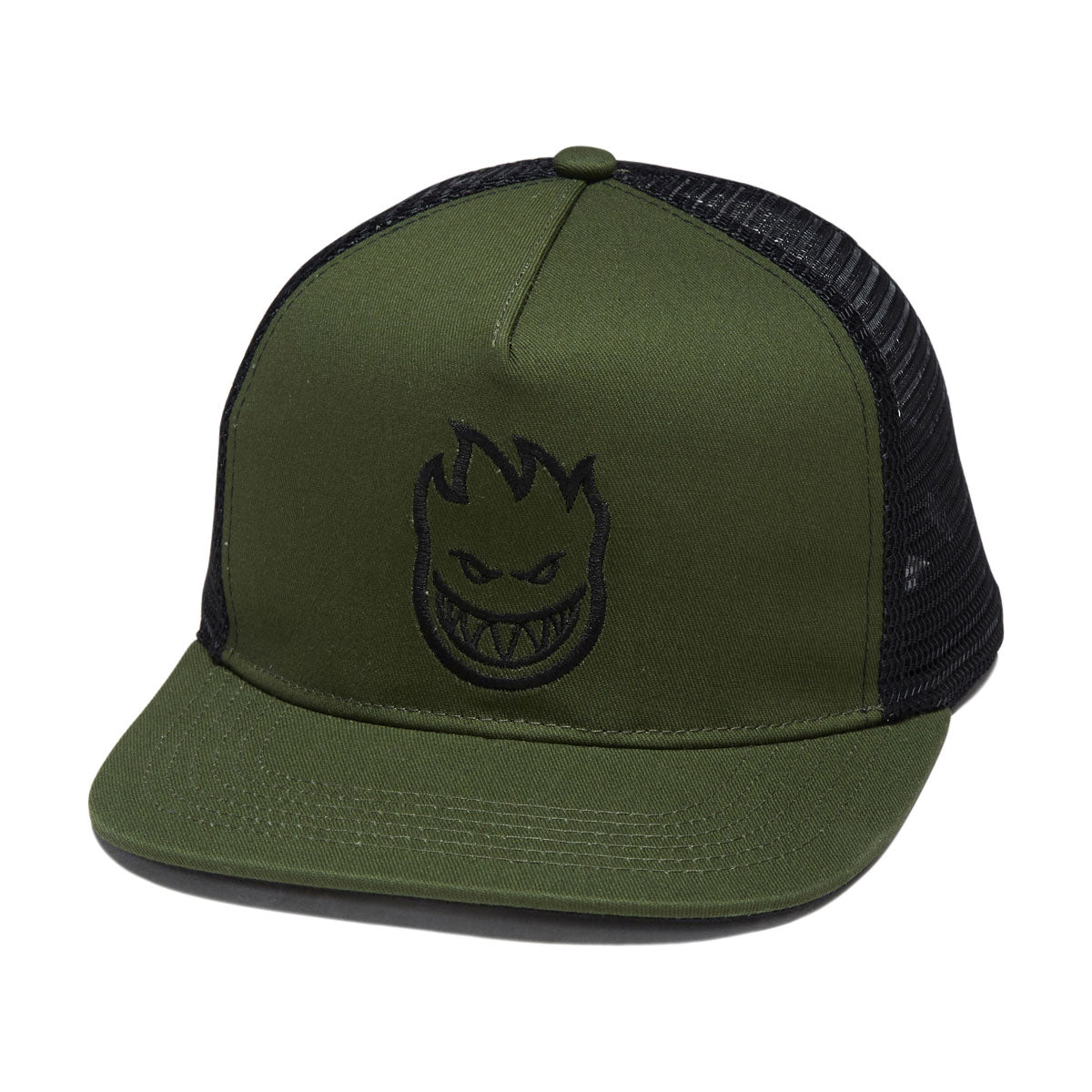 Spitfire Bighead Hat - Olive Twill/Black Mesh image 1