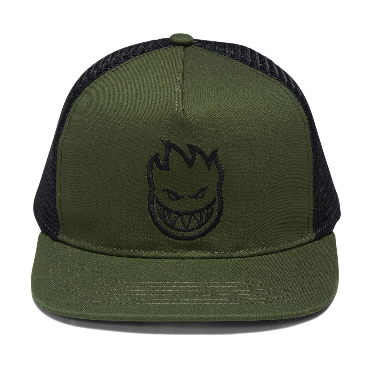 Spitfire Bighead Hat - Olive Twill/Black Mesh image 5