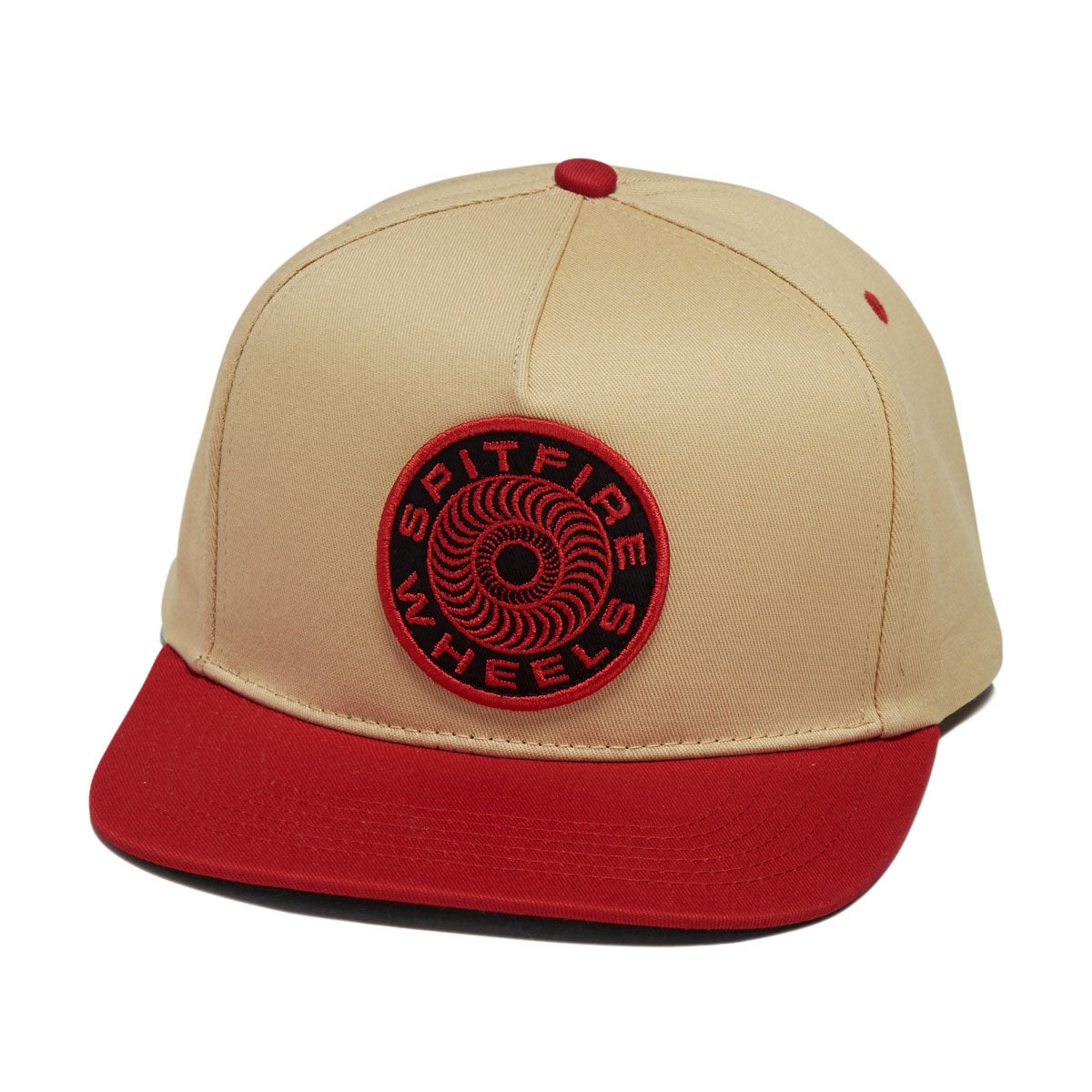 Spitfire Classic '87 Swirl Patch Hat - Tan/Red/Black image 1
