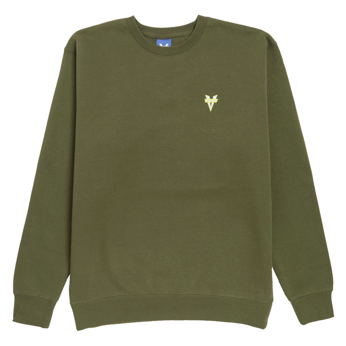 Venture Heritage Emb Sweatshirt - Army/Yellow/White Embroidery image 1