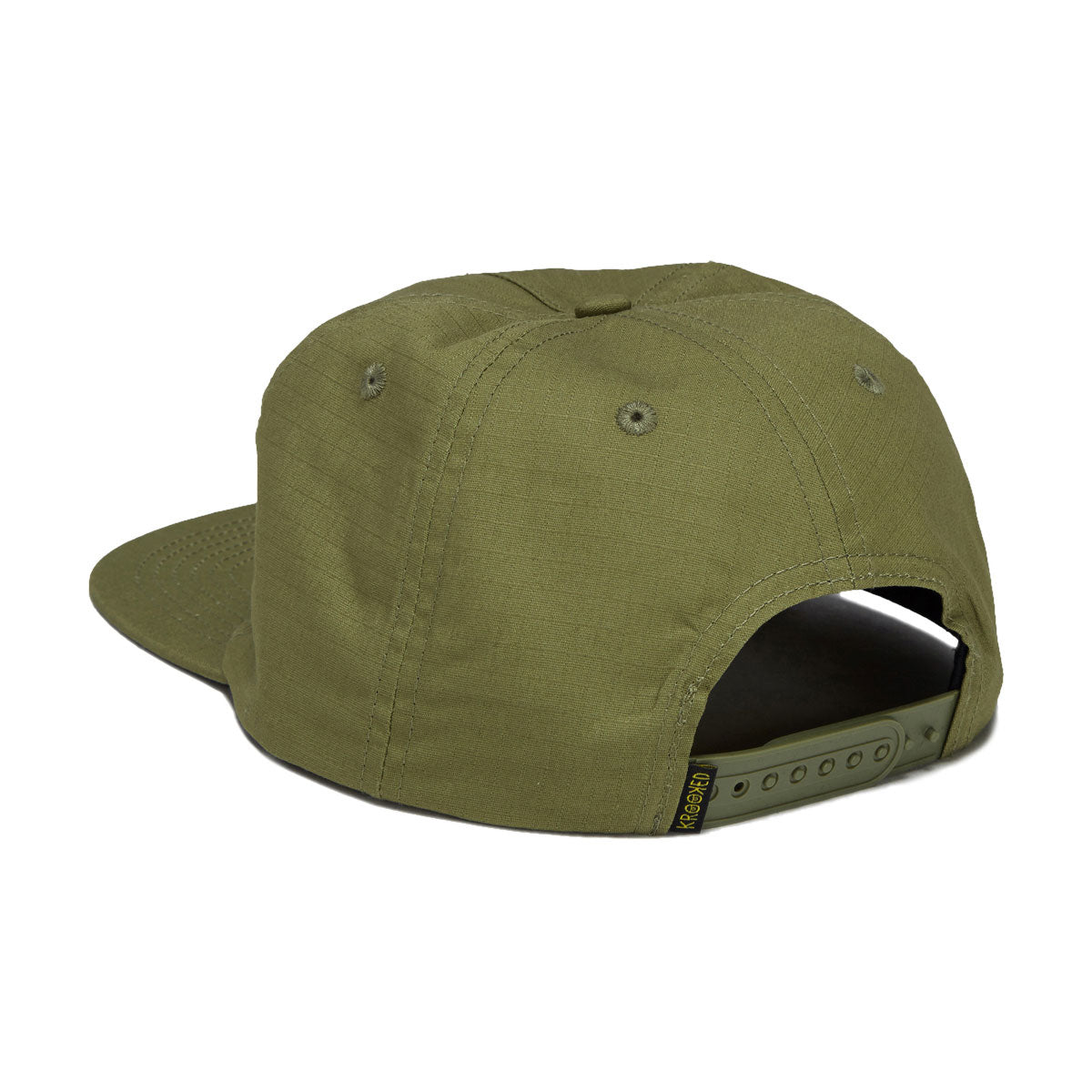 Krooked Eyes Hat - Olive/Yellow image 2