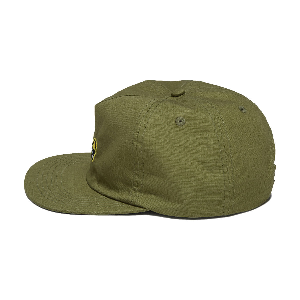 Krooked Eyes Hat - Olive/Yellow image 3