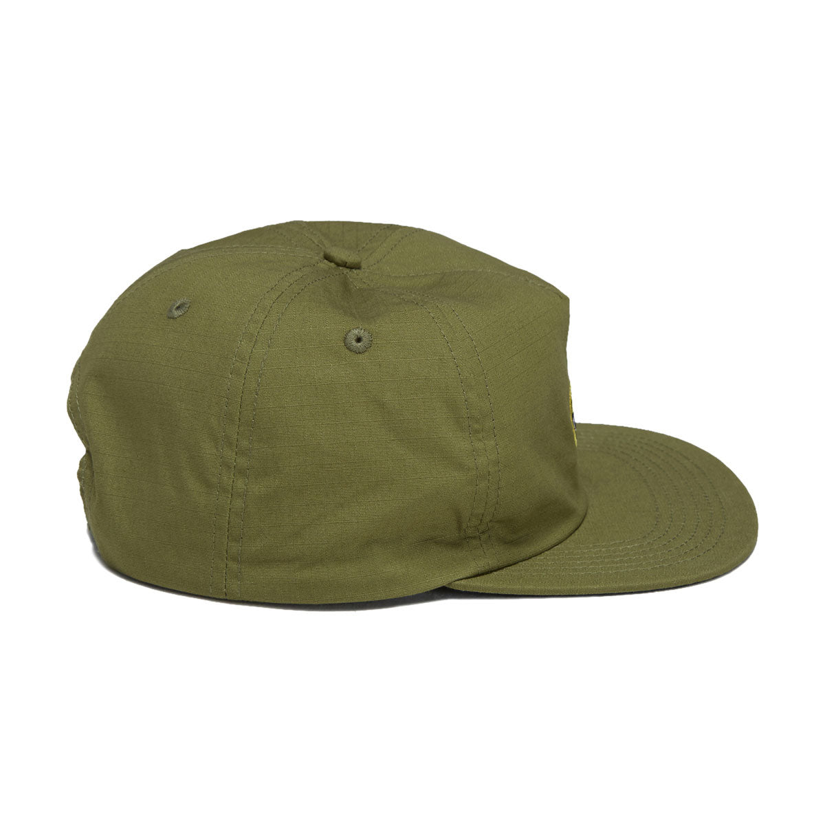 Krooked Eyes Hat - Olive/Yellow image 4