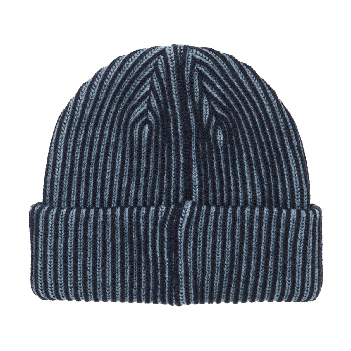 Krooked Eyes Clip Beanie - Navy/Blue/Yellow image 2