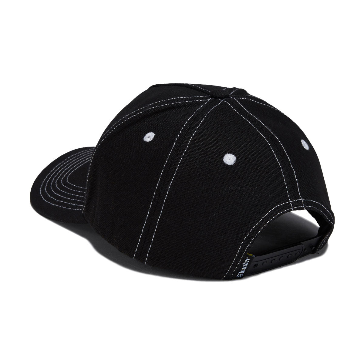 Thunder Vertebrae Script Hat - Black/Black/White image 2