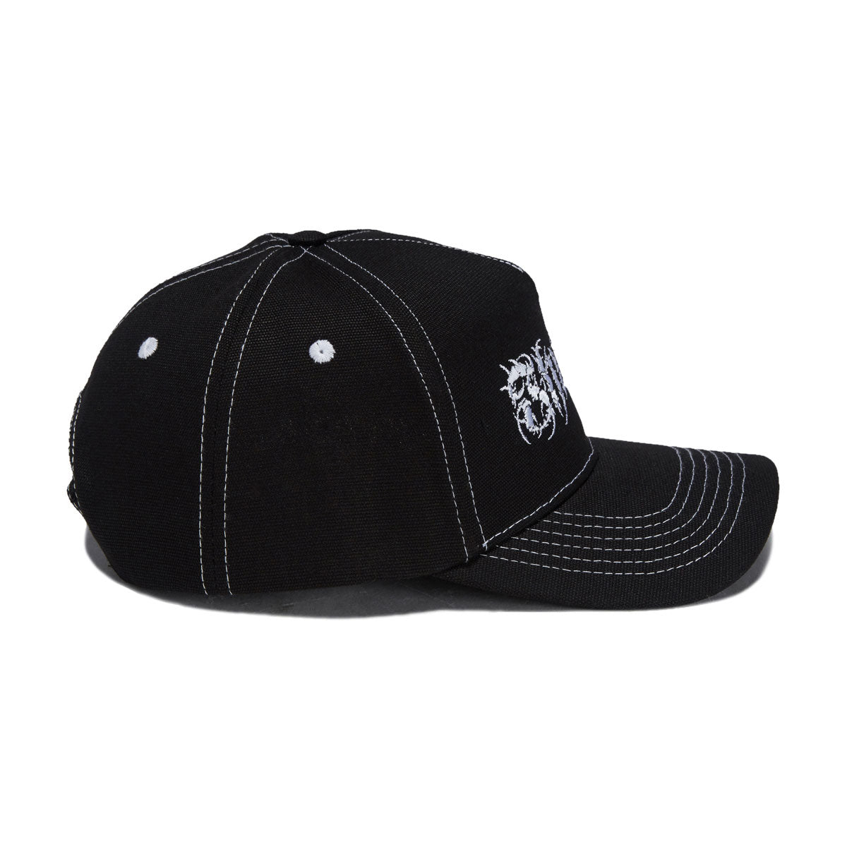 Thunder Vertebrae Script Hat - Black/Black/White image 4