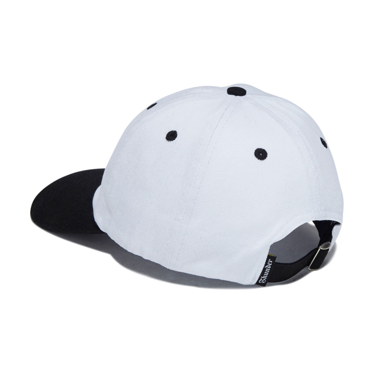 Thunder Bolt Script Hat - White/Black image 2