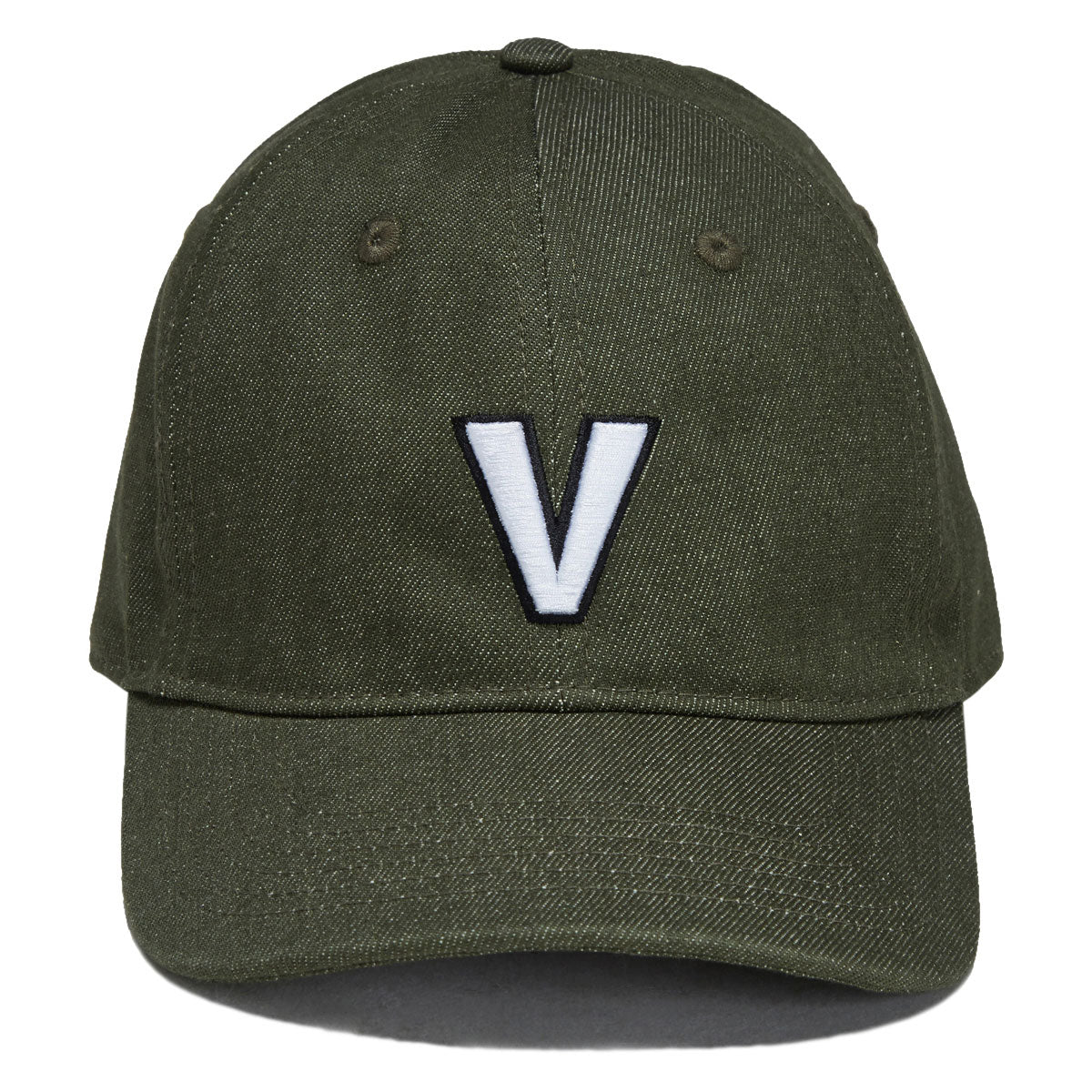 Venture Retro V Hat - Olive Denim image 5